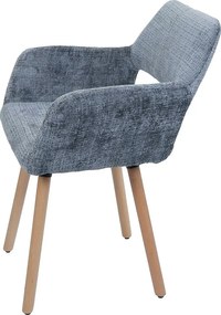 Krzesło do jadalni MCW-A50 II (zestaw 6 sztuk),  ciemnoszary