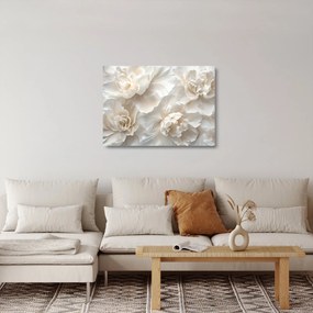 Obraz na szkle - Delikatne piwonie (70x50 cm)