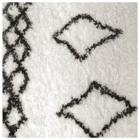 Biały dywanik łazienkowy 60x110 cm Berber – Tomasucci