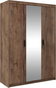 Duża szafa z lustrem do przechowywania dąb lefkas F9-D49