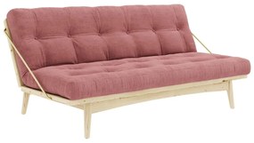 Różowa rozkładana sofa 190 cm Folk – Karup Design