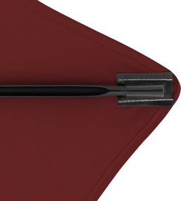 Doppler ACTIVE parasol ogrodowy 200 x 120 cm bordowy