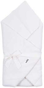 Biały bawełniany rożek niemowlęcy 75x75 cm – Malomi Kids