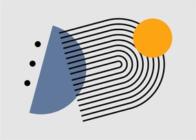 Obraz - Minimalistyczna abstrakcja N⁰2 (70x50 cm)