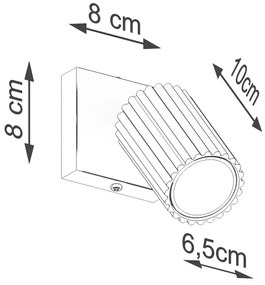 Kinkiet na wyciągniku taupe  D7-L71