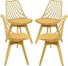 Zestaw 4 krzese Mima Suprym