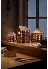 Kamionkowy świecznik na świeczkę typu tealight Gingerbread Lighthouse – Kähler Design