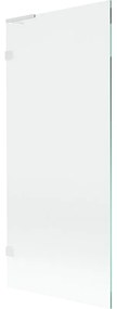 Mexen Lunar L parawan nawannowy 1-skrzydłowy 80 x 150 cm, transparent, biały - 897L-080-000-20-00