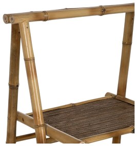 Bambusowy regał w naturalnym kolorze 48x100x45 cm Manali – Ixia