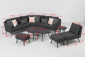 Doppler MELIA LIKA-TEX® antracyt