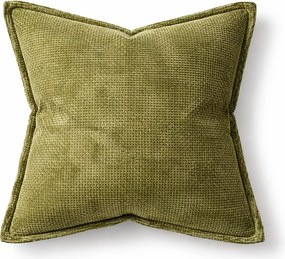 Szenilowa poszewka dekoracyjna Sheila - zielona