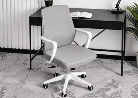 Fotel biurowy Cinema – ergonomiczny fotel obrotowy z mechanizmem TILT, szary