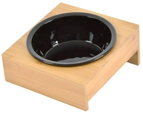 Bambusowa miska ze stojakiem dla psów ø 16 cm – Love Story