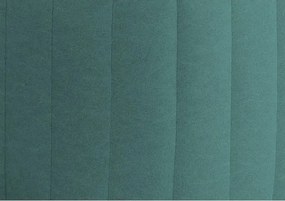 Pufa LAREN w kolorze turkusowym w tkaninie CASTEL 70