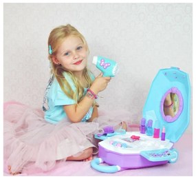 Woopie toaletka dla dziewczynki 2w1 salon piękności w walizce