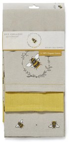 Zestaw ścierek, fartucha i rękawicy kuchennej 5 szt. Bumble Bees – Cooksmart ®
