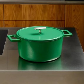 Garnek żeliwny z pokrywką odpowiedni na indukcję 5,5 l Mattia 3.0 – FABINI