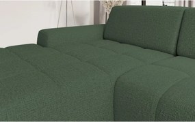 Narożnik SAVIO Lewostronny z Elektryczną Regulacją wolnostojący tkanina KANSAS 22 Zielony WERSAL