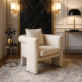 Designerski fotel wypoczynkowy z poduszkami Gala