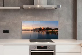 Panel Szklany Zachód Słońca nad Zamkiem na Wawelu