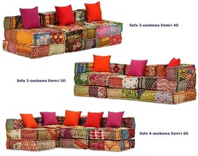 Modułowa patchworkowa sofa M5-N16