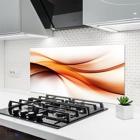 Panel Szklany Płynna Geometria Linii