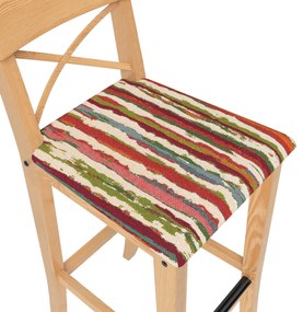 Pokrowiec na krzesło barowe Ingolf z tapicerowanym siedziskiem