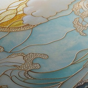 Obraz - 3D perły w oceanie (170x50 cm)