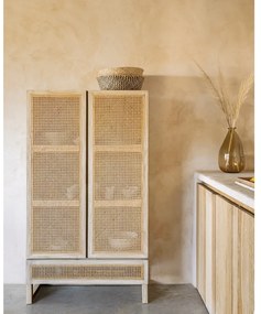 Komoda z drewna Mindi Kave Home Rexit, szer. 90 cm