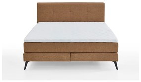 Brązowe łóżko boxspring 160x200 cm ANCONA – Meise Möbel