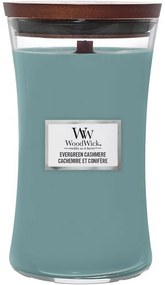 WoodWick Świeca zapachowa w dużym wazonie Evergreen Cashmere, 609 g