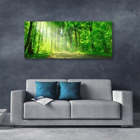 Obraz canvas Ścieżka w Głębi Lasu