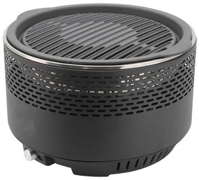 Grill stołowy na węgiel drzewny 4xAA/USB czarny