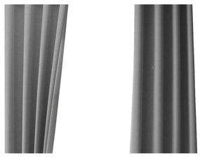 Szara zasłona półzaciemniająca 250x100 cm – Mila Home
