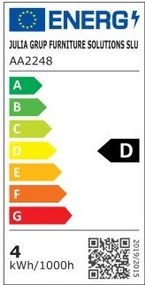 Żarówka LED z ciepłym światłem z gwintem E27, 4 W – Kave Home