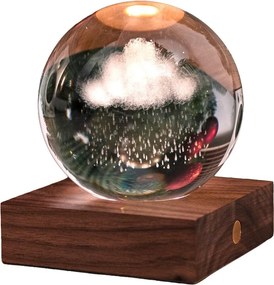 Ciemnobrązowa dekoracja świetlna na USB Amber – Gingko