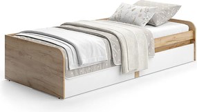 Łóżko dziecięce biały/artystyczny 203.2x96.5x46 clario