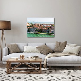 Obraz - Widok miasta z lotu ptaka (70x50 cm)