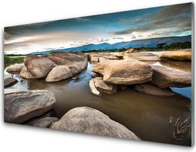 Szkło nad Blatem Surowy Pejzaż Skalny