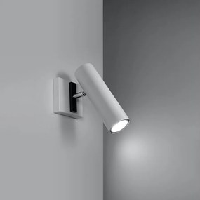 Kinkiety nowoczesny Invicta, stal - 1 źródło światła 3000K - L.8 x H.20 cm - biały