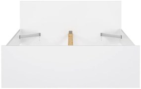 Białe łóżko dwuosobowe 140x190 cm Naia – Tvilum