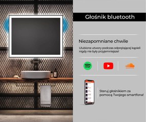 Nowoczesne Lustro LED na Poddasze Podświetlane Ścienne L62