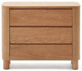 Komoda w dekorze jesionu w naturalnym kolorze 120x80x40 cm Salaya – Kave Home