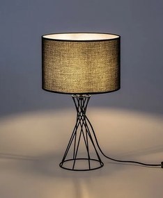 Rabalux 74082 lampa stołowa Nivra, czarny