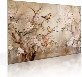 Obraz na szkle - Obraz ptaka w stylu vintage II. (70x50 cm)