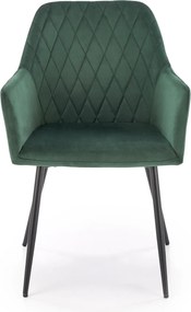 Krzesło do jadalni z wysokimi podłokietnikami K558 Halmar