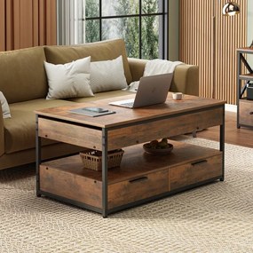 Stolik kawowy Loft do salonu 100 cm