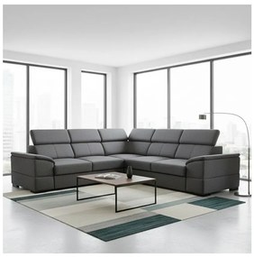 Uniwersalny narożnik rozkładany z pojemnikiem GRANADA ciemnoszary