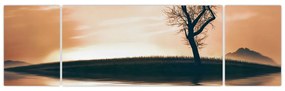 Obraz drzewa na wyspie (170x50 cm)