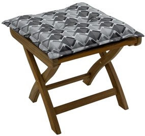 Poduszka na krzesło MADISON SIEM GREY 50x50 cm, szara